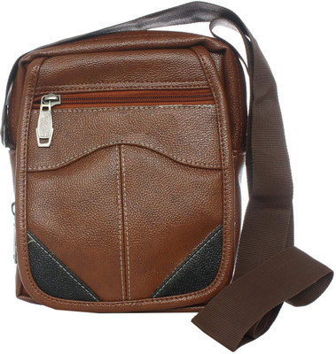

Bagaholics Women Casual Brown PU Sling Bag