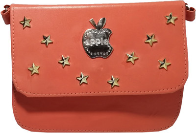

Mango star Girls Casual Orange Rexine Sling Bag