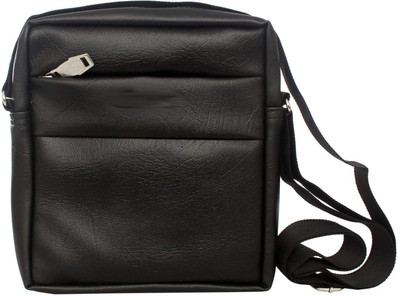 

Bagaholics Women Casual Black PU Sling Bag