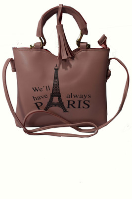 

Rahman bags Girls Evening/Party, Casual Pink PU Sling Bag