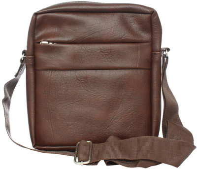 

Bagaholics Women Casual Brown PU Sling Bag