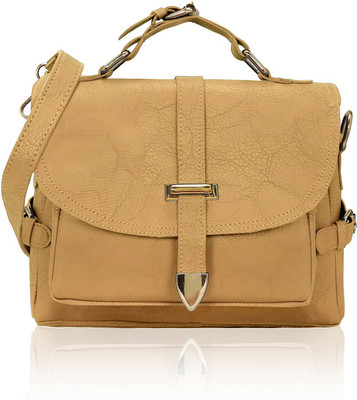 

Kleio Women Casual Beige PU Sling Bag
