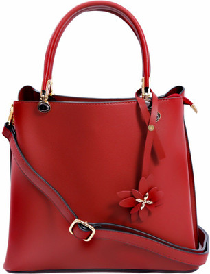 

spitzer Girls Casual Red PU, Synthetic Leather Shoulder Bag