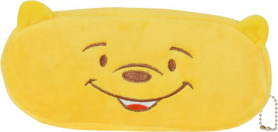 

Chords Yellow Winnie The Pooh Pencil Pouch With Zipper In Soft Toys For Kids - 4 cm(Yellow)
