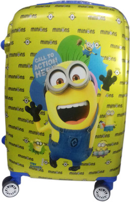 

kidoz kingdom MINIONS TROLLEY BAG FOR KIDS -  INCH Cabin Luggage -  inch(Multicolor