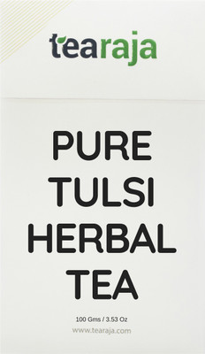 

Tearaja Pure Tulsi Tea 300 Gms | Holy Basil | Pure Herbal Tea |100 % Natural Whole Leaf | Caffeine Free | High in Anti-oxidant | Tulsi Herbal Tea(300 g, Vacuum Pack)