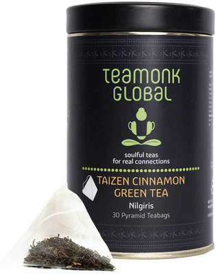 

Teamonk Global Taizen Cinnamon Green Tea(30 Bags, Box)