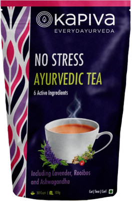 

Kapiva No Stress Tea Lavender Herbal Tea(100 g, Pouch)