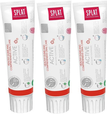 

SPLAT PS ACTIVE (PACK OF 3) Toothpaste(300 g, Pack of 3)