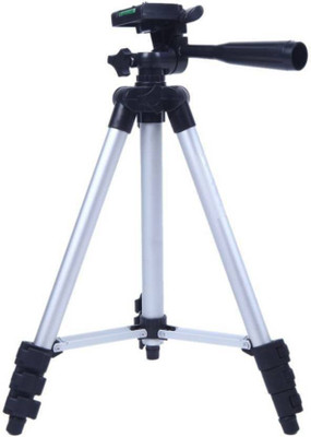 

Zeom Quality Tripod Stand 360 Degree 940mm Extendable Stretch 3110 Portable Digital Camera Mobile Stand Holder Camcorder Tripod Stand Lightweight Aluminum Flexible Portable Three-way Head Tripod Tripod(Black, Silver, Supports Up to 1000 g)