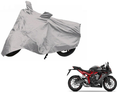 NIKS Two Wheeler Cover for Honda(CBR 650F, Silver)
