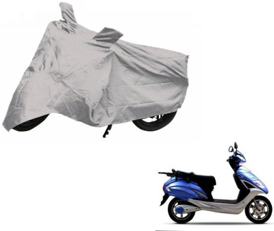 NIKS Two Wheeler Cover for Lohia(Fame, Silver)