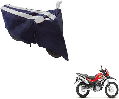 NIKS Two Wheeler Cover for Hero(Impulse, Black, Silver)