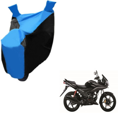 NIKS Two Wheeler Cover for Honda(CBF Stunner, Black, Blue)