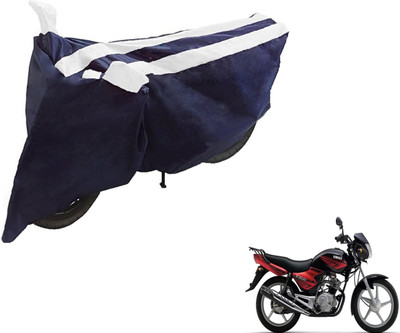 NIKS Two Wheeler Cover for Yamaha(YBR 125, Black, White)