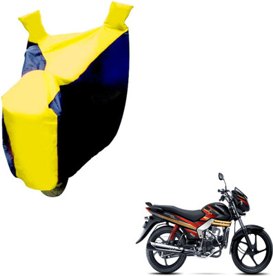 NIKS Two Wheeler Cover for Mahindra(Centuro, Black, Yellow)