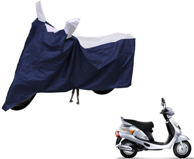 Auto Hub Two Wheeler Cover for Mahindra(Duro, Blue, Silver)