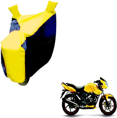 NIKS Two Wheeler Cover for TVS(Apache, Black, Yellow)