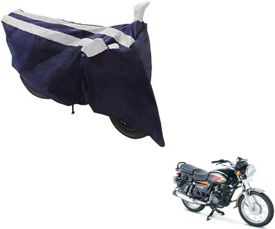 NIKS Two Wheeler Cover for TVS(Max 4R, Black, Silver)