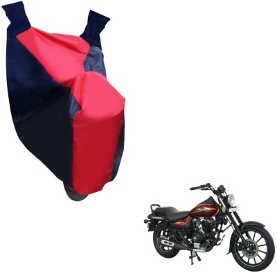 NIKS Two Wheeler Cover for Bajaj(Avenger 150 Street, Black, Red)