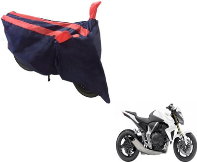 NIKS Two Wheeler Cover for Honda(CB 1000R, Black, Orange)