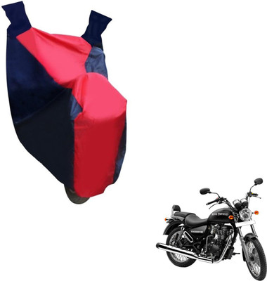 NIKS Two Wheeler Cover for Royal Enfield(Thunderbird 350, Black, Red)