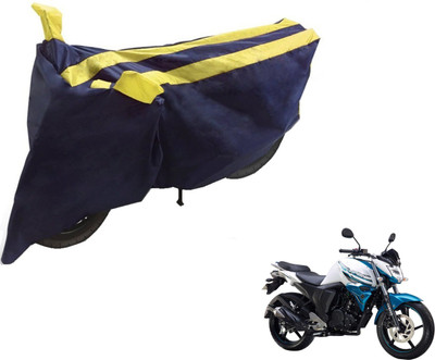 NIKS Two Wheeler Cover for Yamaha(FZ-S, Black, Yellow)