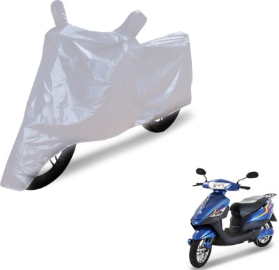 NIKS Two Wheeler Cover for Lohia(Oma Star, Silver)