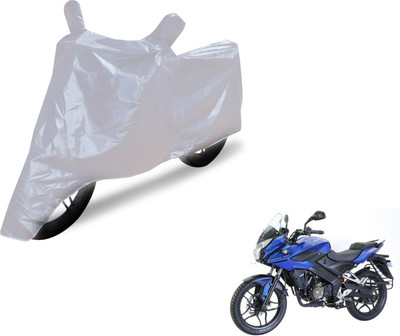 NIKS Two Wheeler Cover for Bajaj(Pulsar AS 150, Silver)