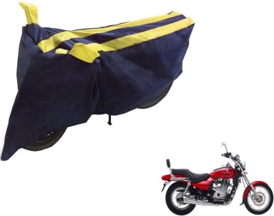 NIKS Two Wheeler Cover for Bajaj(Avenger 220 DTS-i, Black, Yellow)