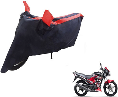 NIKS Two Wheeler Cover for Yamaha(SS 125, Black, Red)