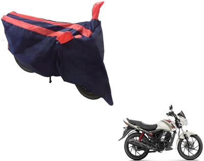 NIKS Two Wheeler Cover for Suzuki(Sling Shot Plus, Black, Orange)