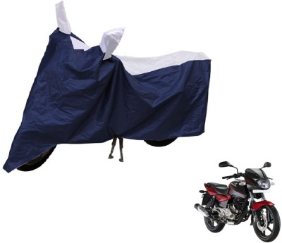 AUTYLE Two Wheeler Cover for Bajaj(Pulsar 180 DTS-i, Blue, Silver)