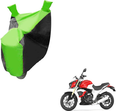 NIKS Two Wheeler Cover for Mahindra(Mojo, Black, Green)