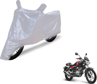 NIKS Two Wheeler Cover for Bajaj(V 150, Silver)