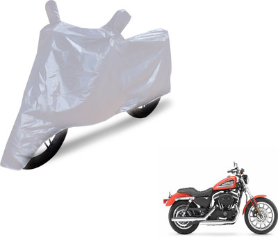 NIKS Two Wheeler Cover for Harley Davidson(XL 883, Silver)