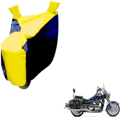 NIKS Two Wheeler Cover for Triumph(Black, Yellow)