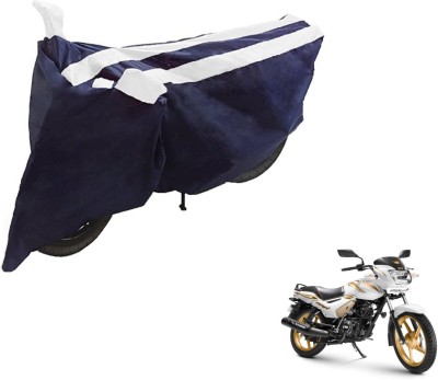 NIKS Two Wheeler Cover for TVS(Star City, Black, White)