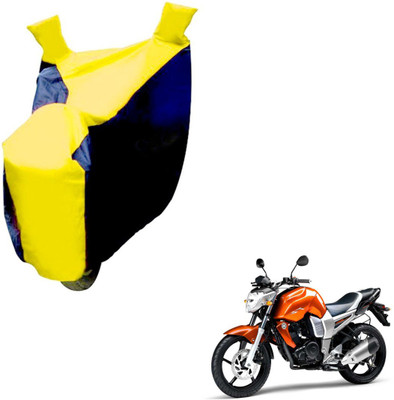 NIKS Two Wheeler Cover for Yamaha(FZ16, Black, Yellow)