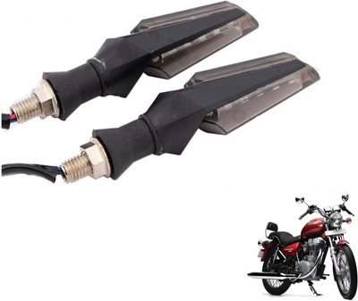 MOCKHE Front, Rear LED Indicator Light for Royal Enfield Thunder Bird 500(White)