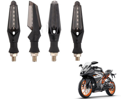 MOCKHE Front, Rear LED Indicator Light for KTM RC 390(White)