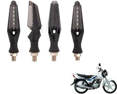 MOCKHE Front, Rear LED Indicator Light for Suzuki Heat(White)