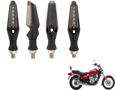 MOCKHE Front, Rear LED Indicator Light for Bajaj Avenger 220 DTS-i(White)