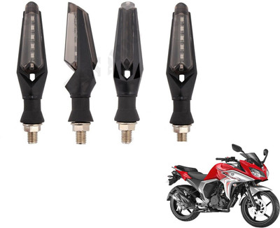 MOCKHE Front, Rear LED Indicator Light for Yamaha Fazer(White)
