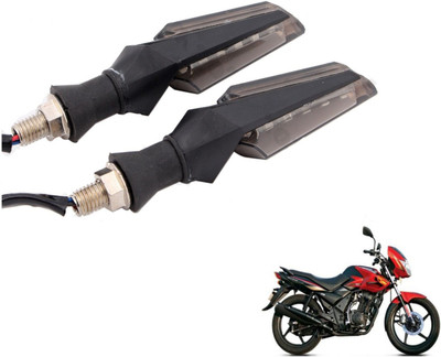 MOCKHE Front, Rear LED Indicator Light for TVS Flame DS125(White)