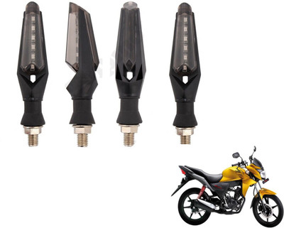 MOCKHE Front, Rear LED Indicator Light for Honda CB Twister(White)