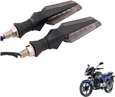MOCKHE Front, Rear LED Indicator Light for Bajaj Pulsar 150 DTS-i(White)