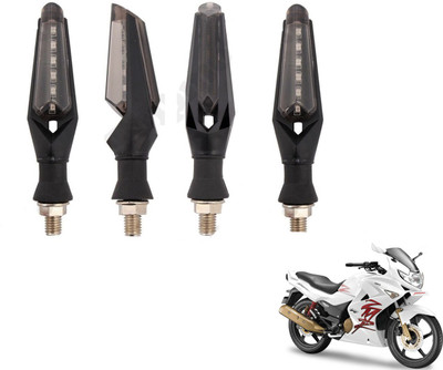 MOCKHE Front, Rear LED Indicator Light for Hero Karizma ZMR(White)