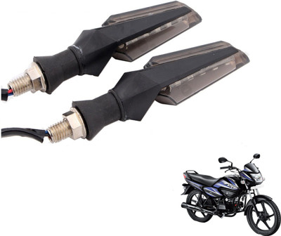MOCKHE Front, Rear LED Indicator Light for Hero Splendor NXG(White)
