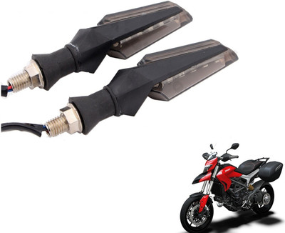 MOCKHE Front, Rear LED Indicator Light for Universal For Bike(White)